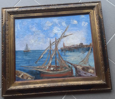 Tableau ancien signé d'occasion  Vic-en-Bigorre