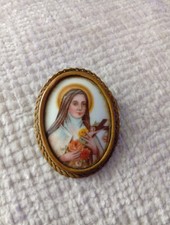 Ancienne broche porcelaine d'occasion  Oisemont