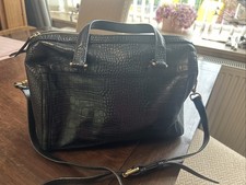 Ladies black leather for sale  GLASGOW