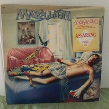 Marillion - Assassing Remix 1984 US Capitol PROMO 12" Single Hype Sticker comprar usado  Enviando para Brazil