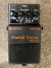Usado, Pedal de efeitos de guitarra Boss MT-2 Metal Zone distorção metal thrash punk comprar usado  Enviando para Brazil