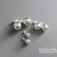 Brincos de prata esterlina 925 dupla face com pino mínimo chique 14mm 12mm 8mm comprar usado  Enviando para Brazil