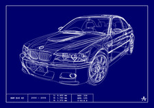 Poster bmw e46 for sale  SWINDON