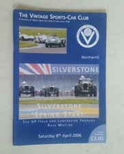 Silverstone official programme for sale  COLCHESTER