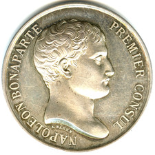 Jeton argent Napoléon Bonaparte Premier Consul Comité des Notaires 1840 n°F.7351, usado comprar usado  Enviando para Brazil