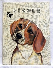 Beagle hand painted for sale  LEICESTER