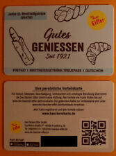Bäckerei kundenkarte gebraucht kaufen  Frankfurt am Main