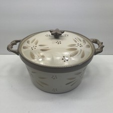 Temp-tations Old World 2,5 qt padeiro redondo com tampa de cúpula bege comprar usado  Enviando para Brazil