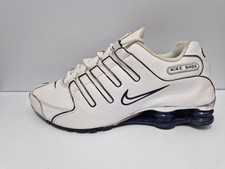 Nike Shox NZ   weiß glanz dunkelblau Gr.43, usado comprar usado  Enviando para Brazil