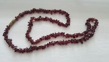 Vintage garnet necklace for sale  WELLINGBOROUGH