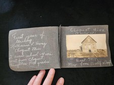 Antique 1900's Photograph Scrapbook with Photos and Hand Written Notes, usado comprar usado  Enviando para Brazil