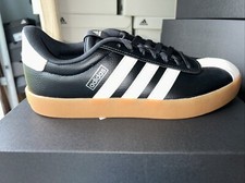Usado, Tênis Adidas masculino VL Court 3.0 preto com fundo de goma biqueira de camurça samba comprar usado  Enviando para Brazil
