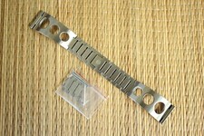 NOS COOL FECHO INTERTRAVADO 20MM PULSEIRA DE RELÓGIO DE AÇO INOXIDÁVEL ESPORTE RALLY comprar usado  Enviando para Brazil