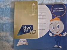 Tessera smartcard tivusat usato  Genova
