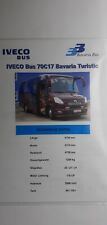 Bavaria Bus: Iveco 70C17 Bavaria Turistic (Prospekt-Blatt); 2010, usado comprar usado  Enviando para Brazil