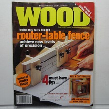 Wood Magazine Nov 2004 No 159 w/ Patterns Router Fence, Salad Bowls, Night Stand comprar usado  Enviando para Brazil