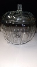 Clear glass pumpkin for sale  Turners Falls