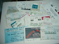 Ticket stubs pop for sale  UK