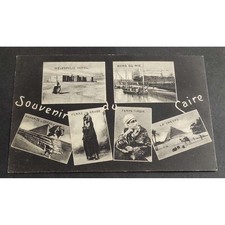 Cartolina souvenir caire usato  Alessandria