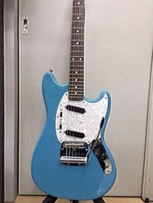Guitarra elétrica Fender Japan Mustang MG65 Daphne azul feita no Japão comprar usado  Enviando para Brazil