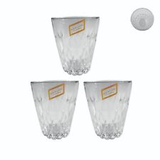 Johnnie Walker Black Label Scotch Whisky 3 x Copos Tumbler Vintage Anos 70 Novo sem caixa comprar usado  Enviando para Brazil