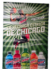 Pôster anúncio Mountain Dew Bus Stop Jimmy Butler 21 Chicago Bulls espanhol comprar usado  Enviando para Brazil