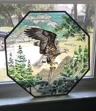 Stained glass eagle for sale  Gainesville