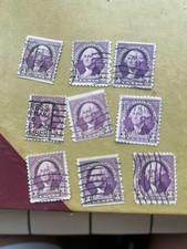 Raro -- Selo George Washington 1932 postagem dos Estados Unidos dos EUA 3 centavos 10 peças, usado comprar usado  Enviando para Brazil
