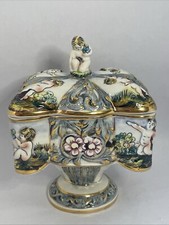 Capodimonte footed covered for sale  Frederick