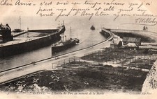 Cpa dieppe entrée d'occasion  Gennevilliers