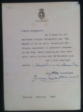 Autografo casa savoia usato  Milano