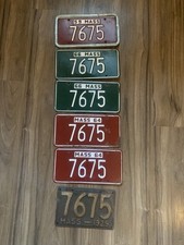 Number vintage license for sale  North Berwick