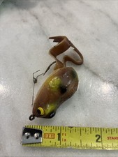 Iscas de pesca vintage Bill Plummer sapo borracha marrom com manchas sem ervas daninhas usadas, usado comprar usado Iscas de pesca vintage Bill Plummer sapo borracha marrom com manchas sem ervas daninhas usadas, usado comprar usado  Enviando para Brazil