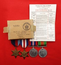 Ww2 medals box for sale  MIDDLEWICH
