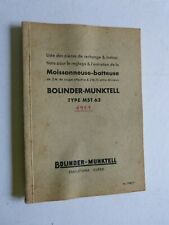 Manuel intructions bolinder d'occasion  Saint-Romain-de-Colbosc