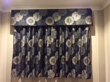 Black beige curtains for sale  WISBECH