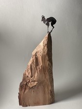 Scultura legno camoscio usato  Ziano di Fiemme