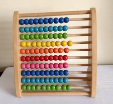 Elc wooden abacus for sale  SOUTHAMPTON