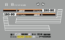 Fiatagri 180 90 Dt kompletny zestaw, kabina od kształtu, naklejki (naklejki) klej na sprzedaż  Wysyłka do Poland