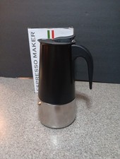 Cafeteira de espresso 9 xícaras de aço inoxidável - Preta comprar usado  Enviando para Brazil