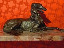 Bronzefigur windhund marmorsoc gebraucht kaufen  Mülheim an der Ruhr