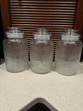 Decorative glass canisters for sale  Selinsgrove
