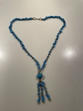 Collana howlite turchese usato  Roma