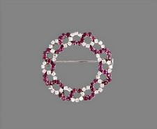 Broche vintage couronne d'occasion  Marcq-en-Barœul