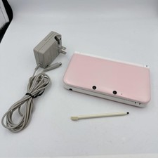 Console Nintendo 3DS LL rosa branco tela IPS carregador testado caneta incluída comprar usado  Enviando para Brazil