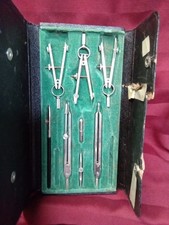 Instrumentos de precisión alemanes de colección COMPASS juego de instrumentos de dibujo 601 segunda mano  Embacar hacia Mexico