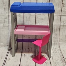 Boneca Barbie irmã Stacie beliche mesa com cadeira rosa ajuste espacial Kelly Chelsea, usado comprar usado  Enviando para Brazil