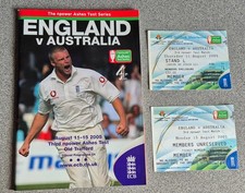 Cricket programme tickets for sale Cricket programme tickets for sale  ROCHDALE