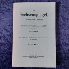 Sachsenspiegel landrecht lehnr gebraucht kaufen  Köln