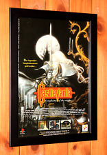 1996 Castlevania Symphony of the Night PS1 Vintage pequeno pôster promocional anúncio emoldurado. comprar usado  Enviando para Brazil